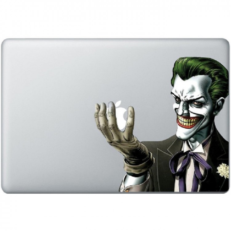 Batman Joker Kleur MacBook Sticker Gekleurde Stickers